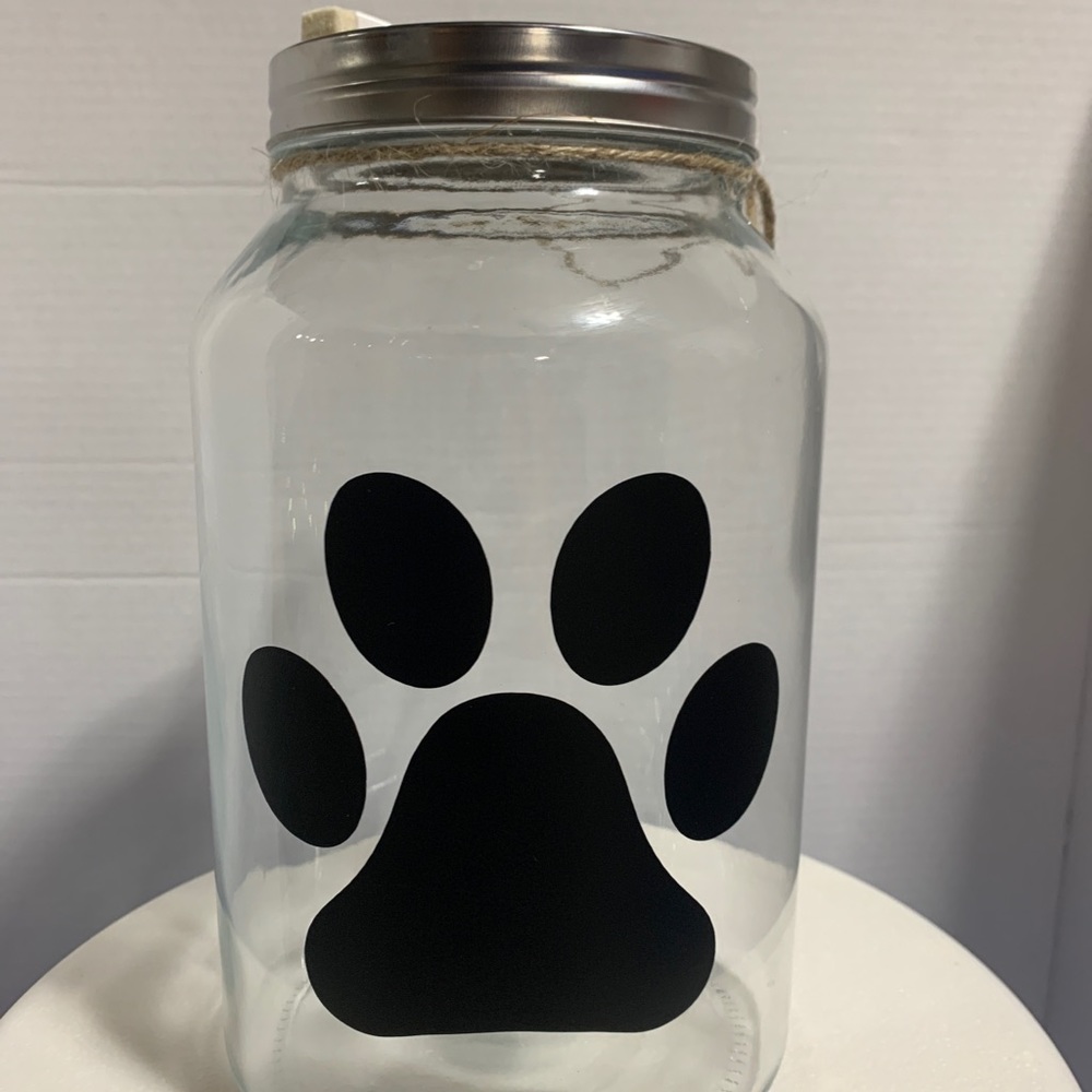 Large Dog treat jar